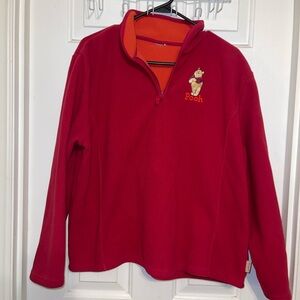 Disney Red and Orange Pooh Teddy Jacket